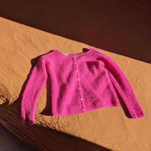 Sezane Gaspard cardigan pink